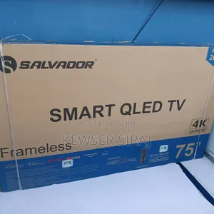 Salvador 75.Inch Tv Smart New 20 25 Model Qled Quality Uhd
