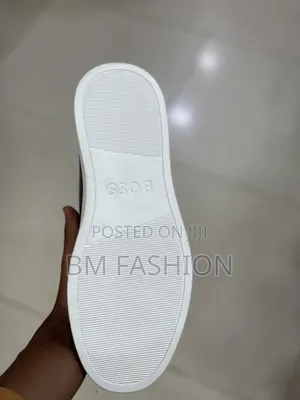 Boss Men's Grey Leather Shoes: On Holiday Sale (Free Delivery )