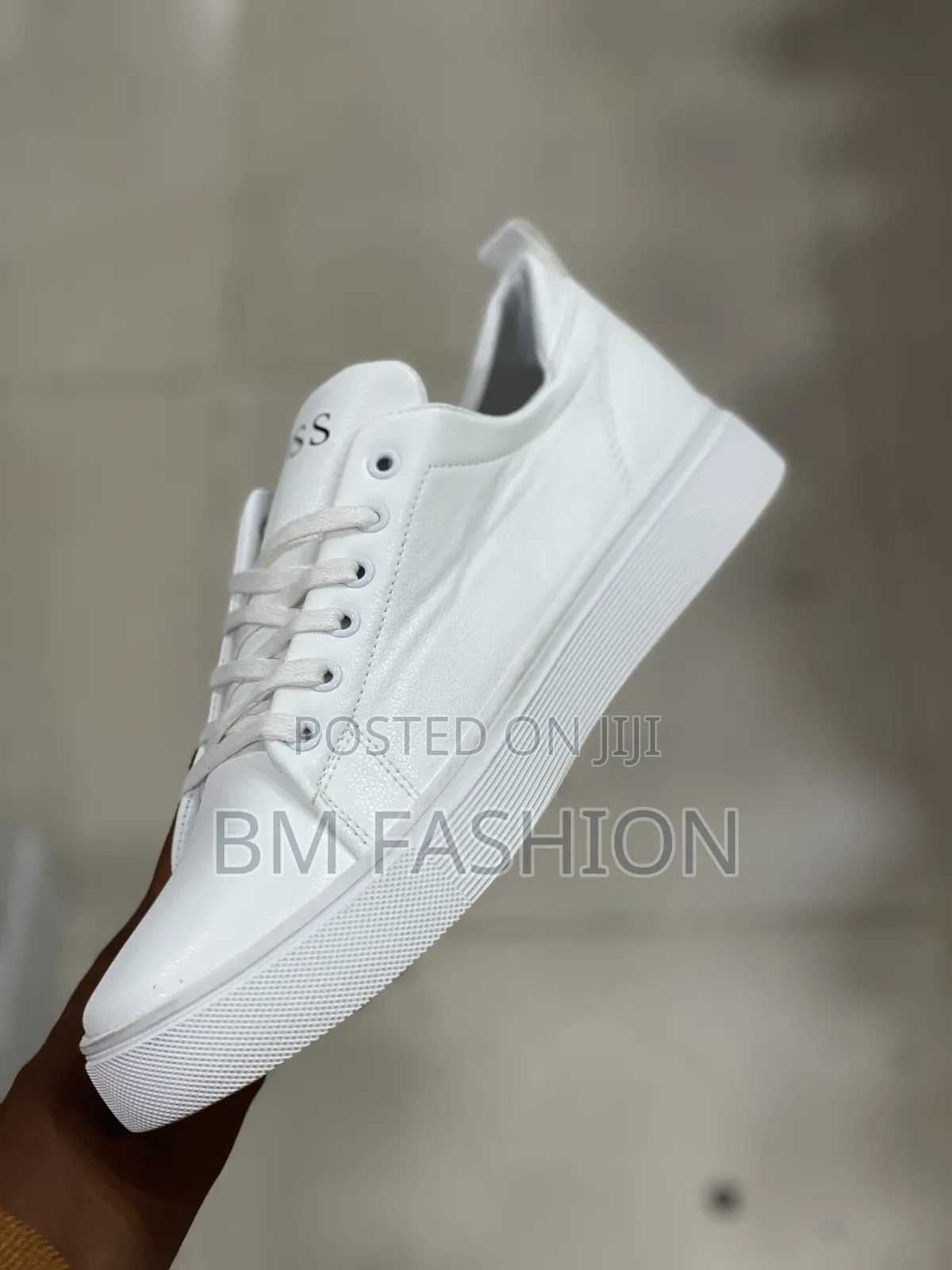 Original Boss White Leather-Shoes [On Holiday Sale] (Free Delivery )