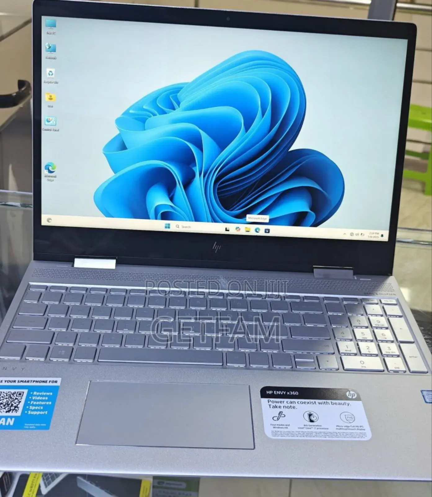 New Laptop HP Envy X360 16GB Intel SSD 512GB