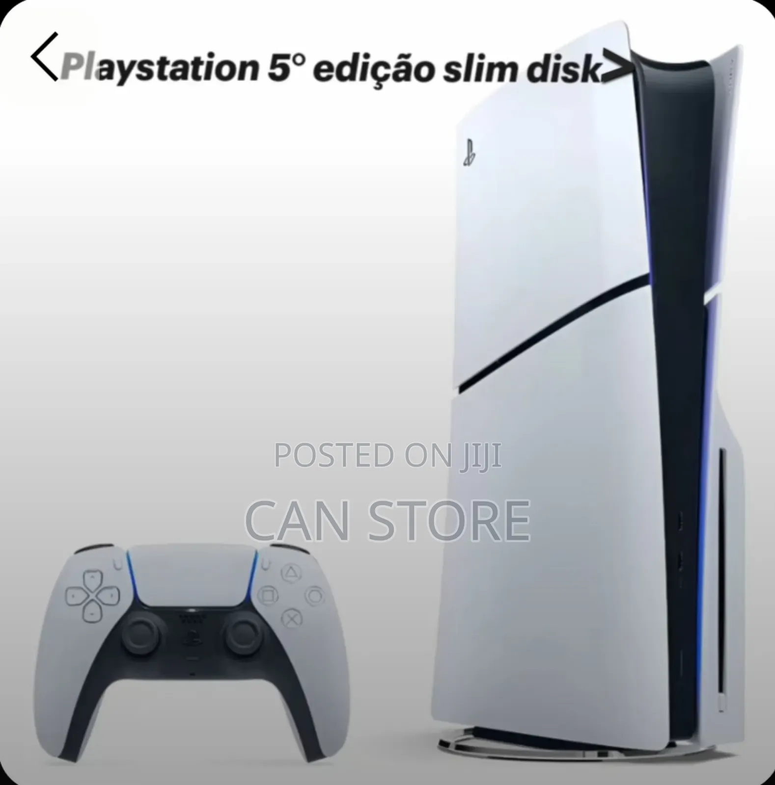 Playstation 5slim Disk With 1controller Ps5 ብዛት አለን 1tb Storage ደዉሉልን