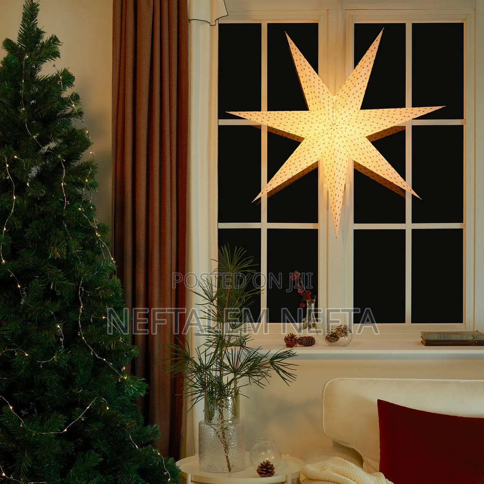 Ikea - Strala Lamp Shade , Star