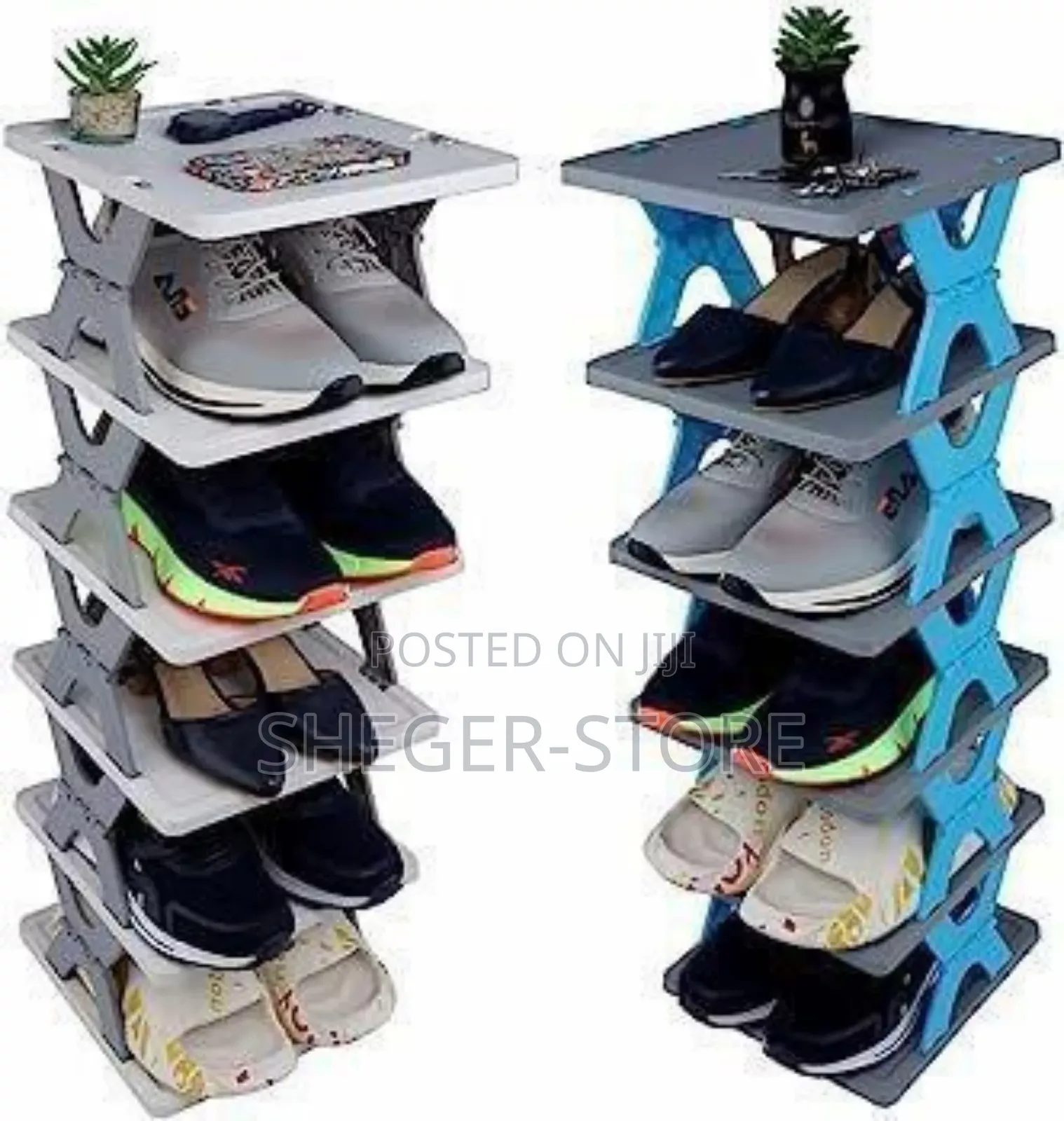 Orginal Creative 6 Layer Highclass Shoe Rack ( ቦታ ቆጣቢ)