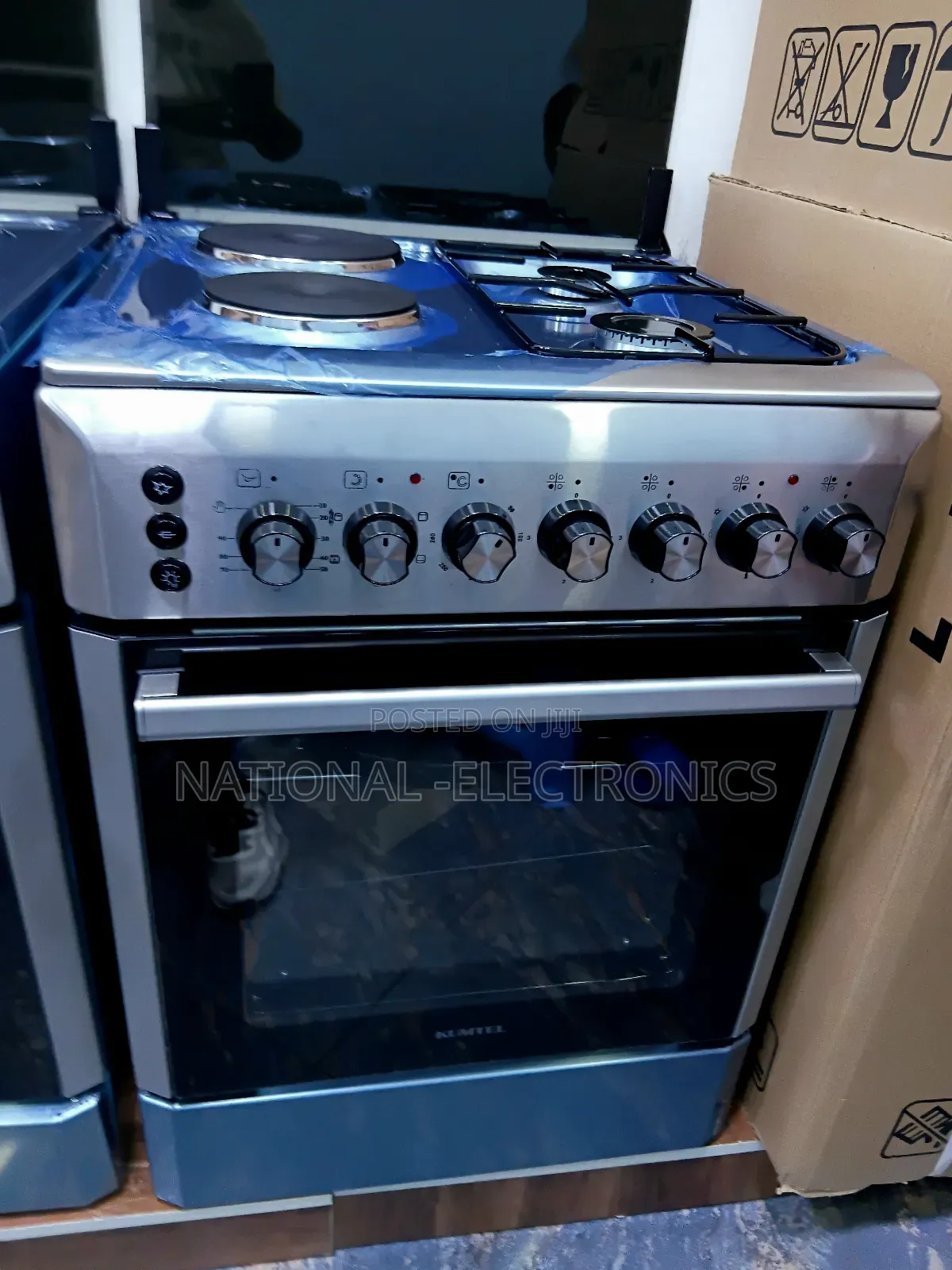 Kumtel Oven 60x60 Stainless Still Freestanding Oven