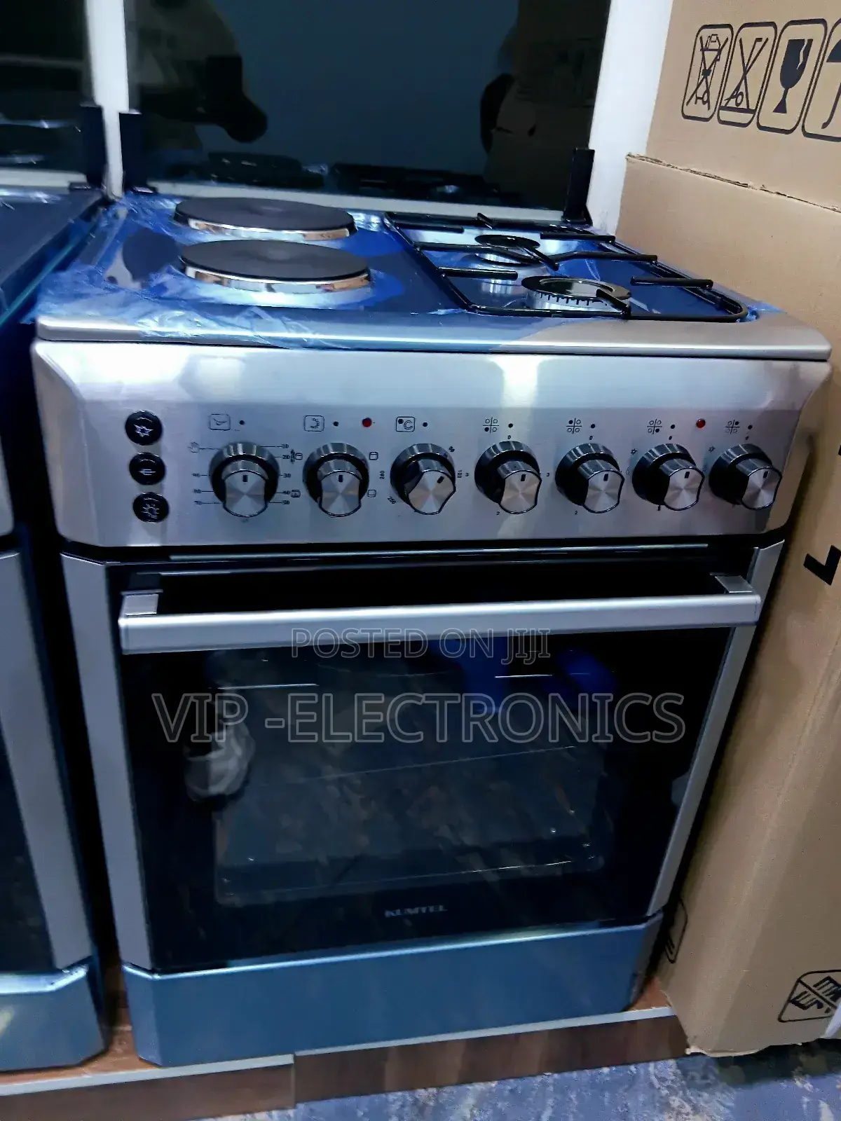 Kumtel Oven 60x60 Stainless Still Freestanding Oven