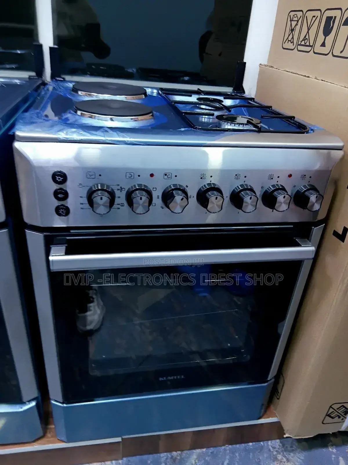 Kumtel Oven 60x60 Stainless Still Freestanding Oven