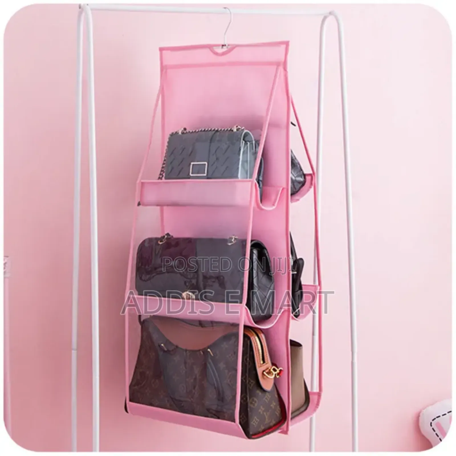 Ladies Bag Organizer 6 ቦርሳዎችን የሚይዝ