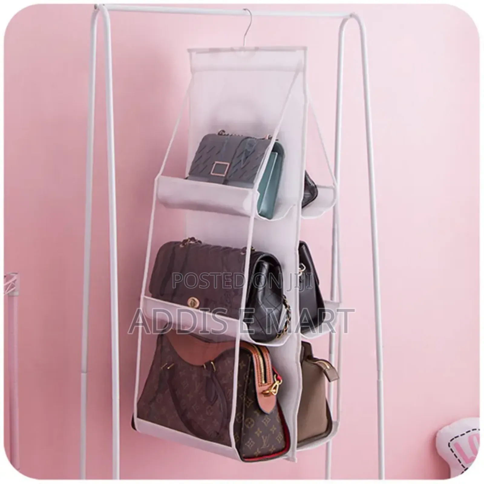 Ladies Bag Organizer 6 ቦርሳዎችን የሚይዝ
