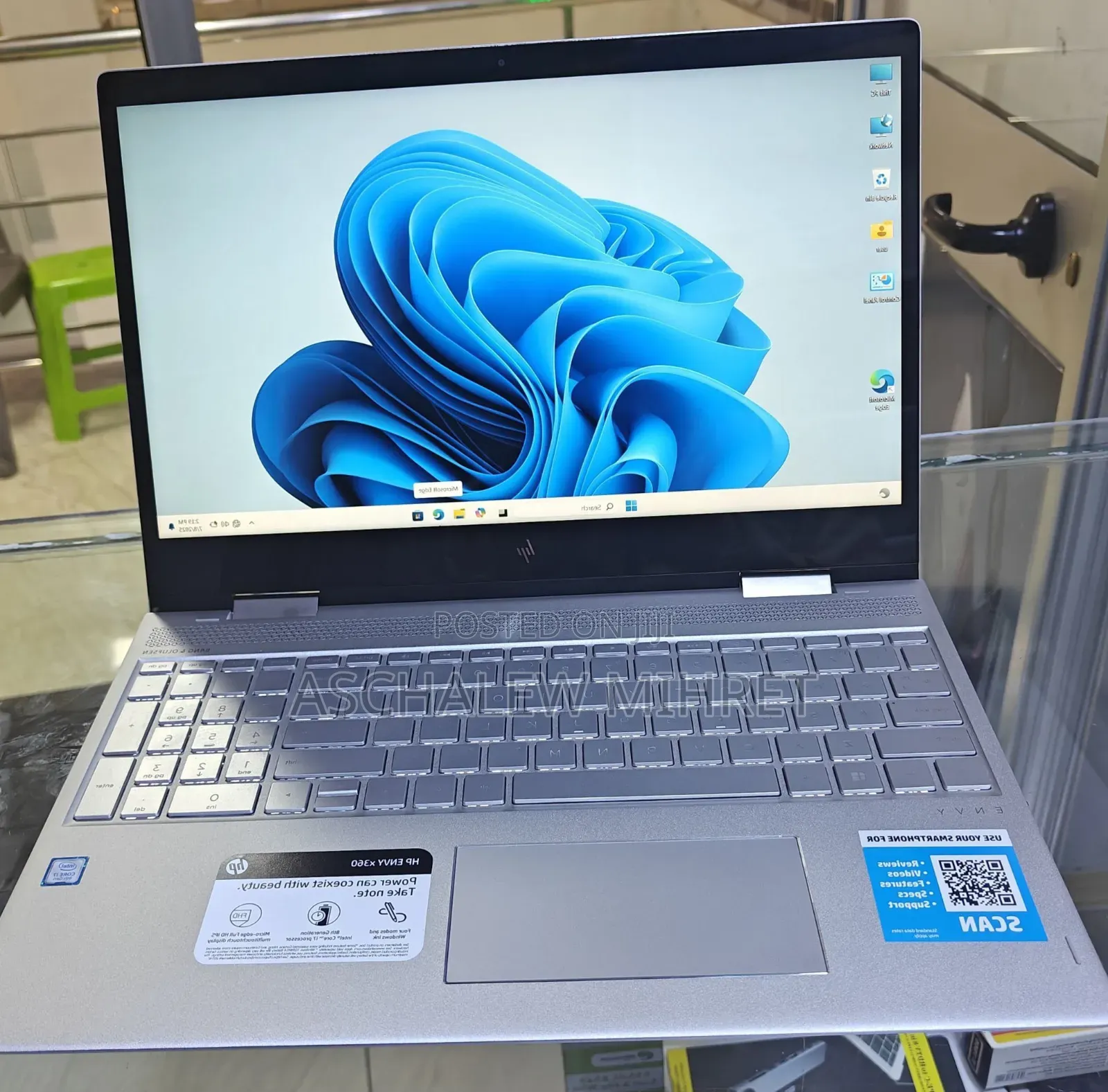 New Laptop HP Envy X360 16GB Intel Core I7 SSD 512GB