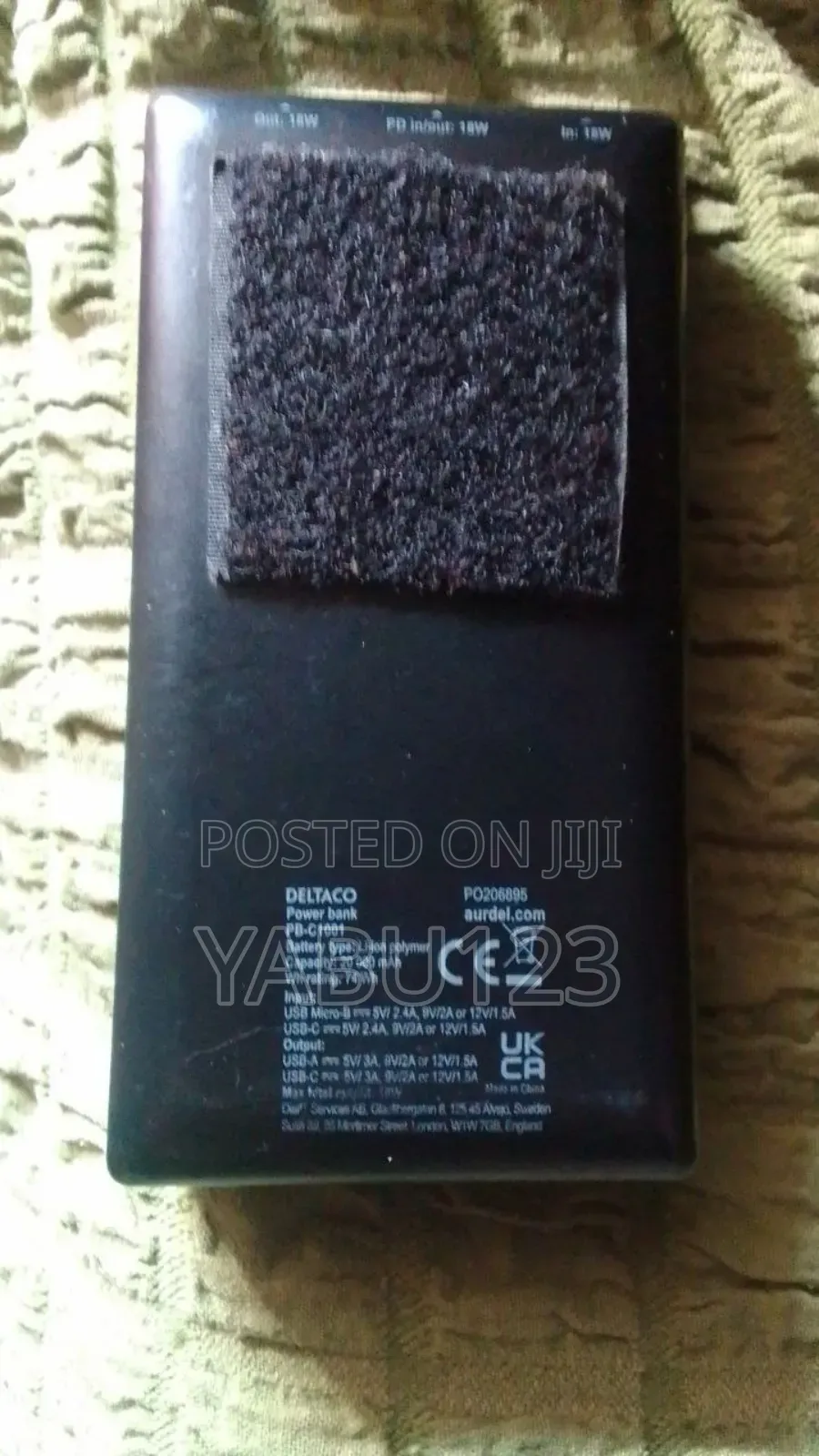 Deltaco Pb-C1001 Power Bank (20,000 Mah).