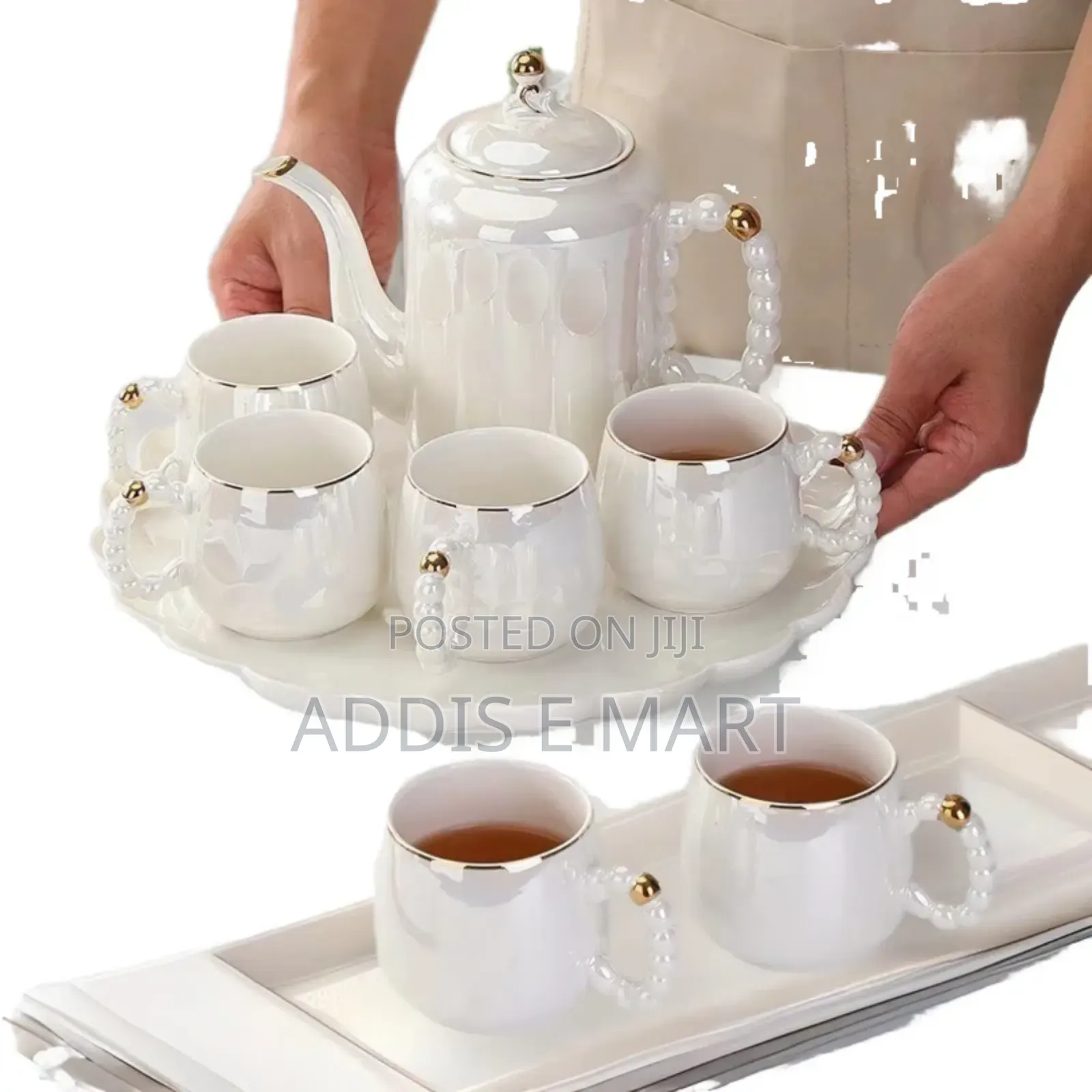 Ceramic Milk and Tea Complet Set