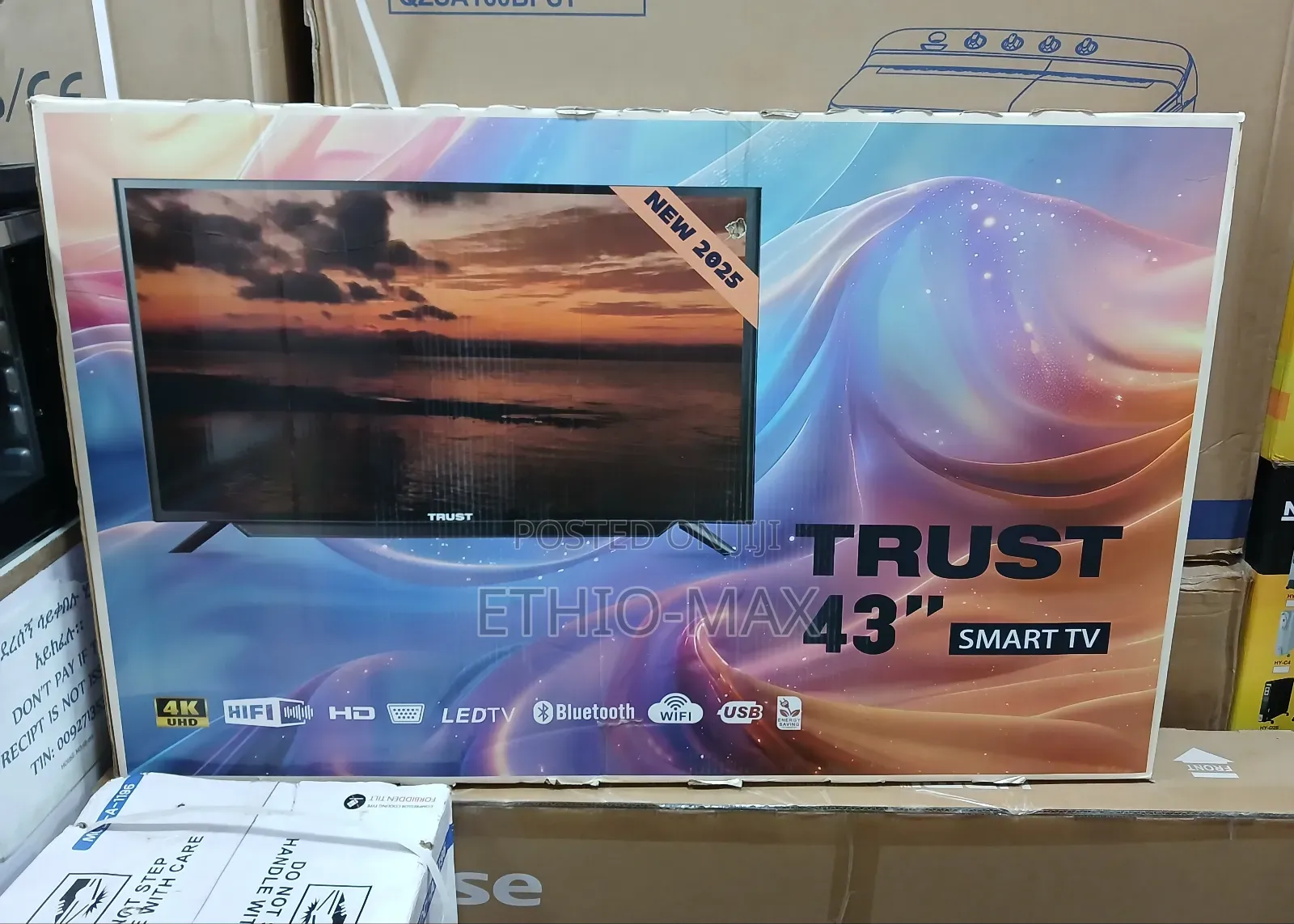Trust 43” Smart Android Tv – New Arrival | Double Glass | Hd Display