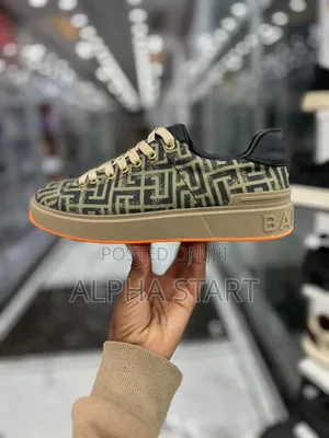 Balmain High Master Quality Flat Master Quality Shoes.