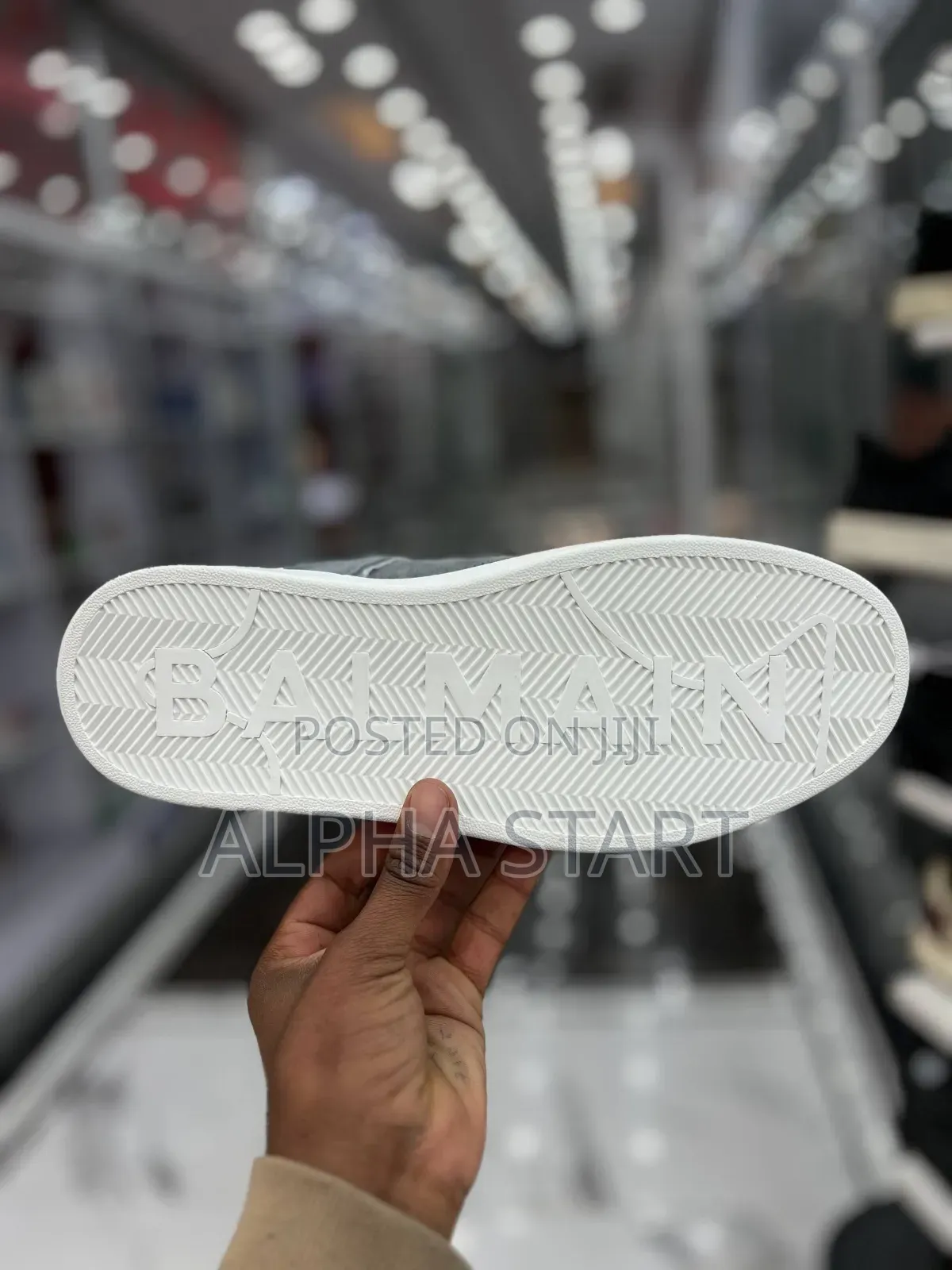 Balmain Gray Color High Master Quality Flat Shoes for You