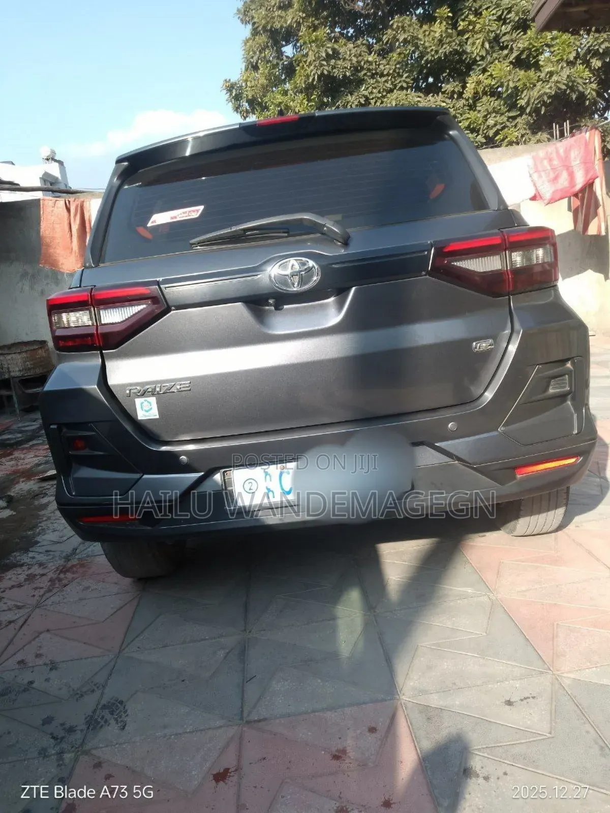 New Toyota Raize 2022 Gray