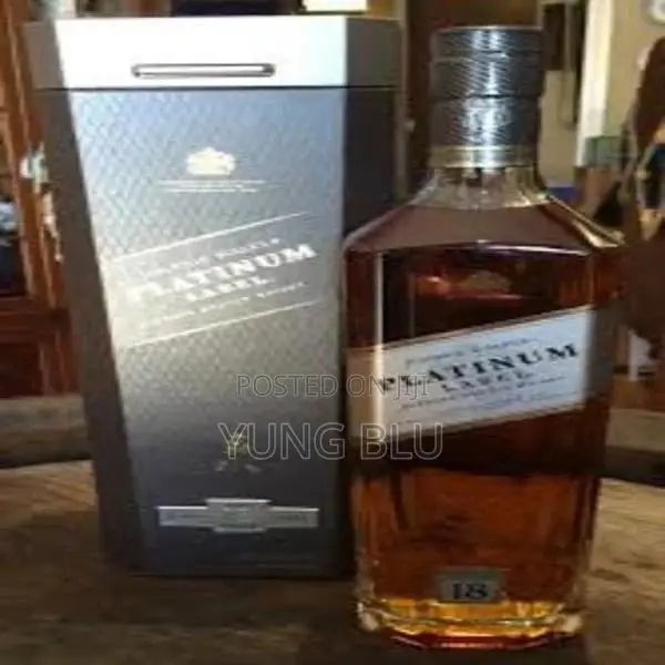 Johnnie Walker Platinum Label 18 Years Old – Original Sealed Bottle