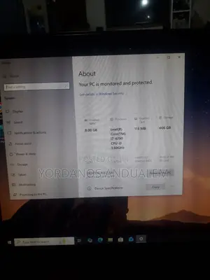Desktop Computer HP EliteDesk 800 8GB Intel Core I7 HDD 500GB