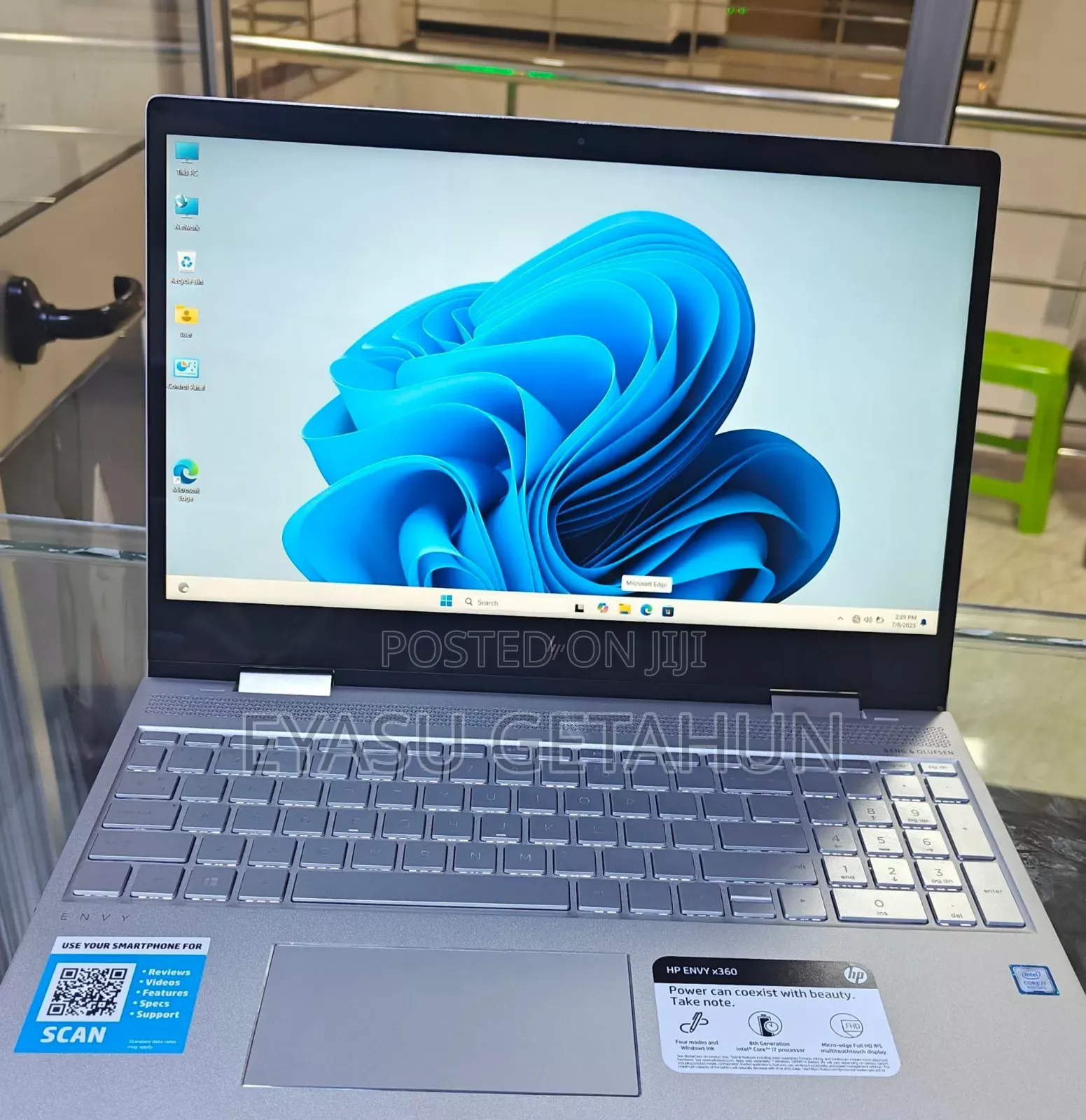 New Laptop HP Envy X360 16GB Intel Core I7 SSD 512GB