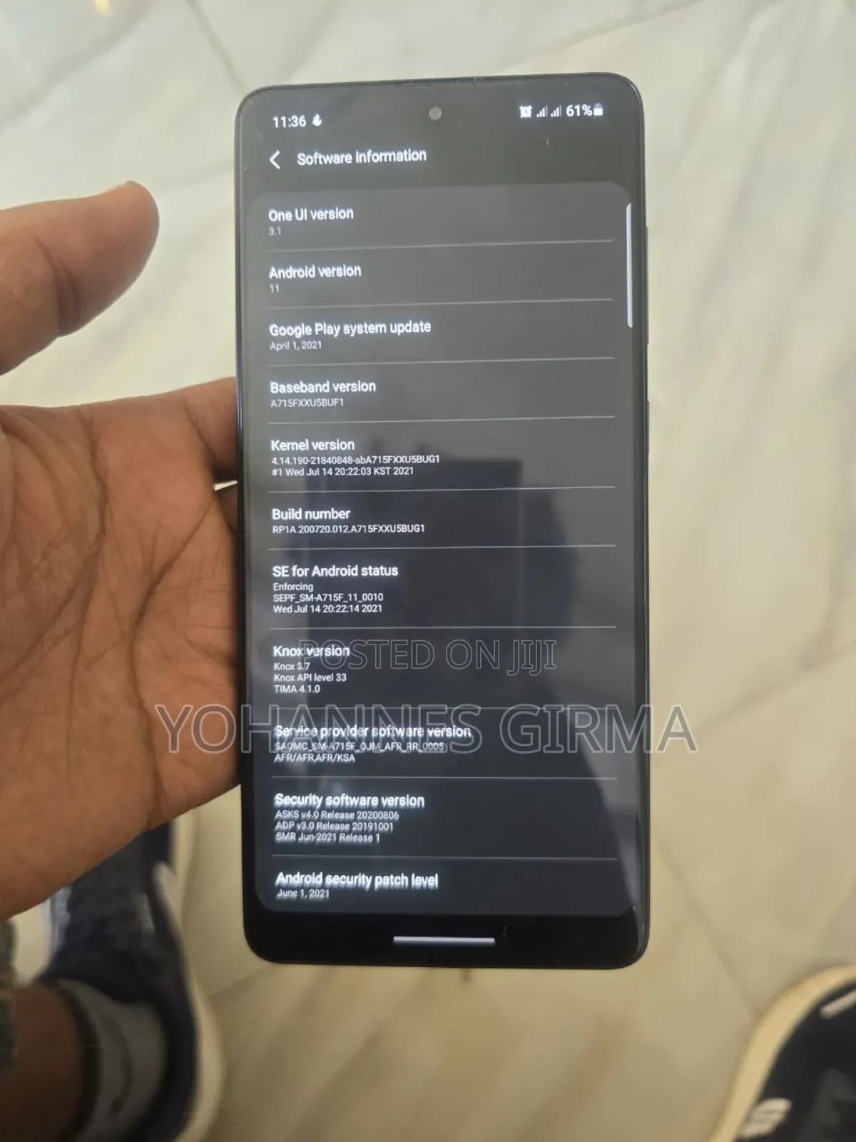 Samsung Galaxy A71 128 GB Black