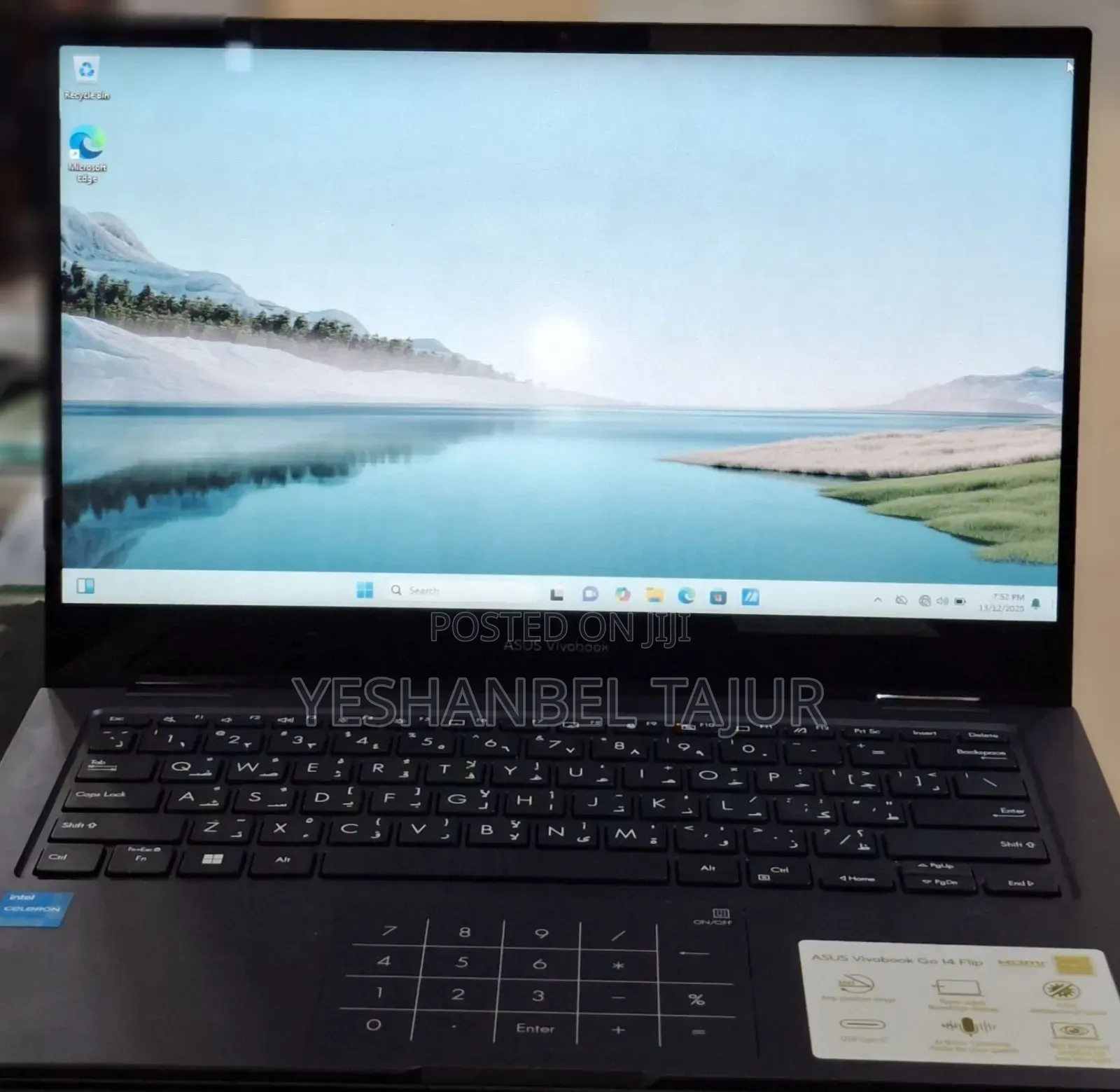 New Laptop Asus VivoBook 15 X505BA 4GB Intel Celeron SSD 128GB