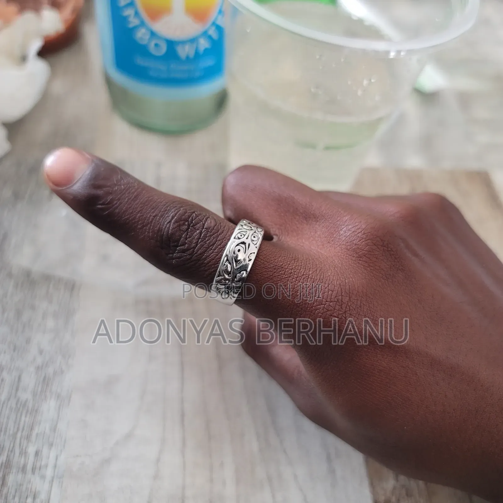 Anime Rings Ryomen Sukuna Cosplay Black Dead Eye Unisex Ring