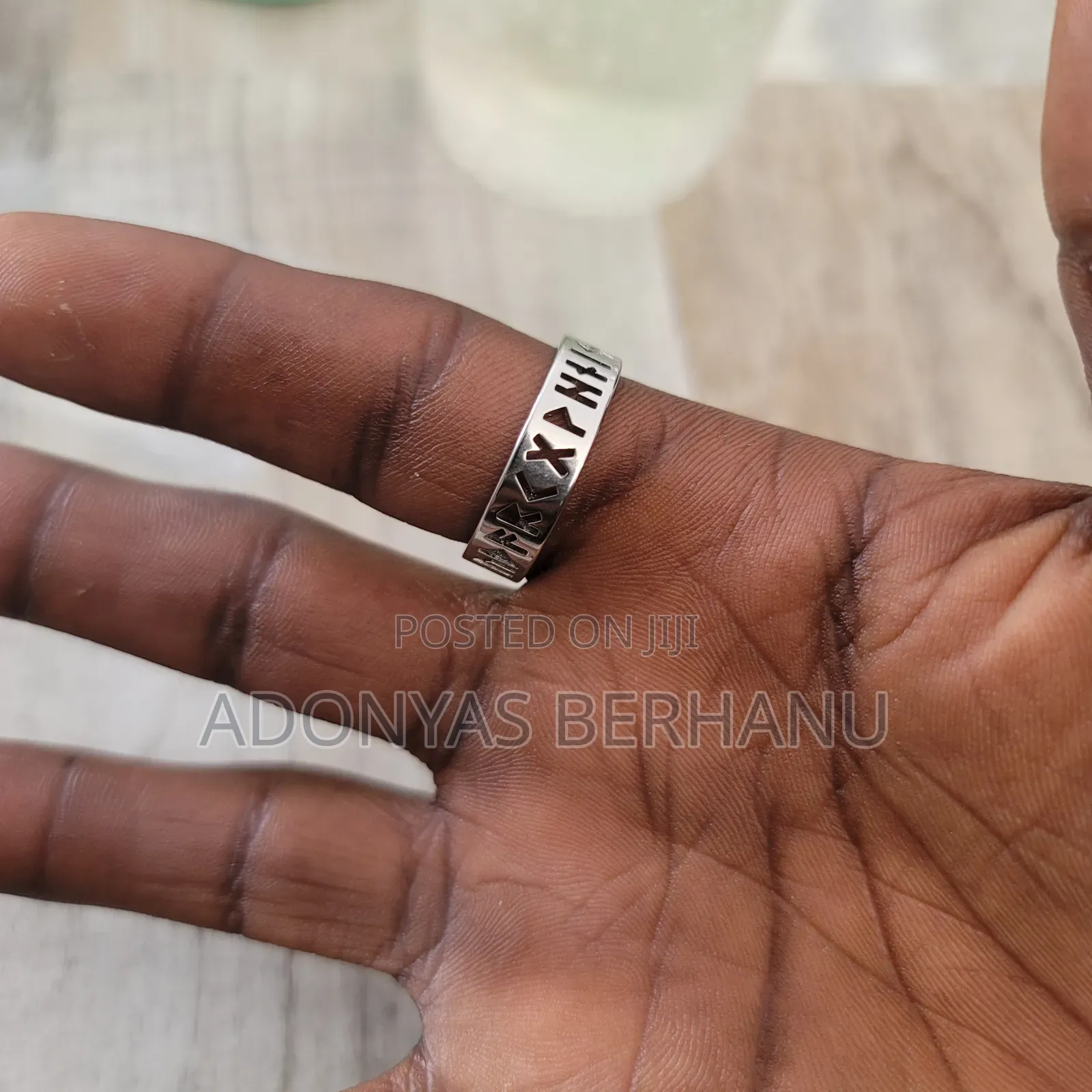 Odin Norse Viking Amulet Rune Rings For Men Words Ring