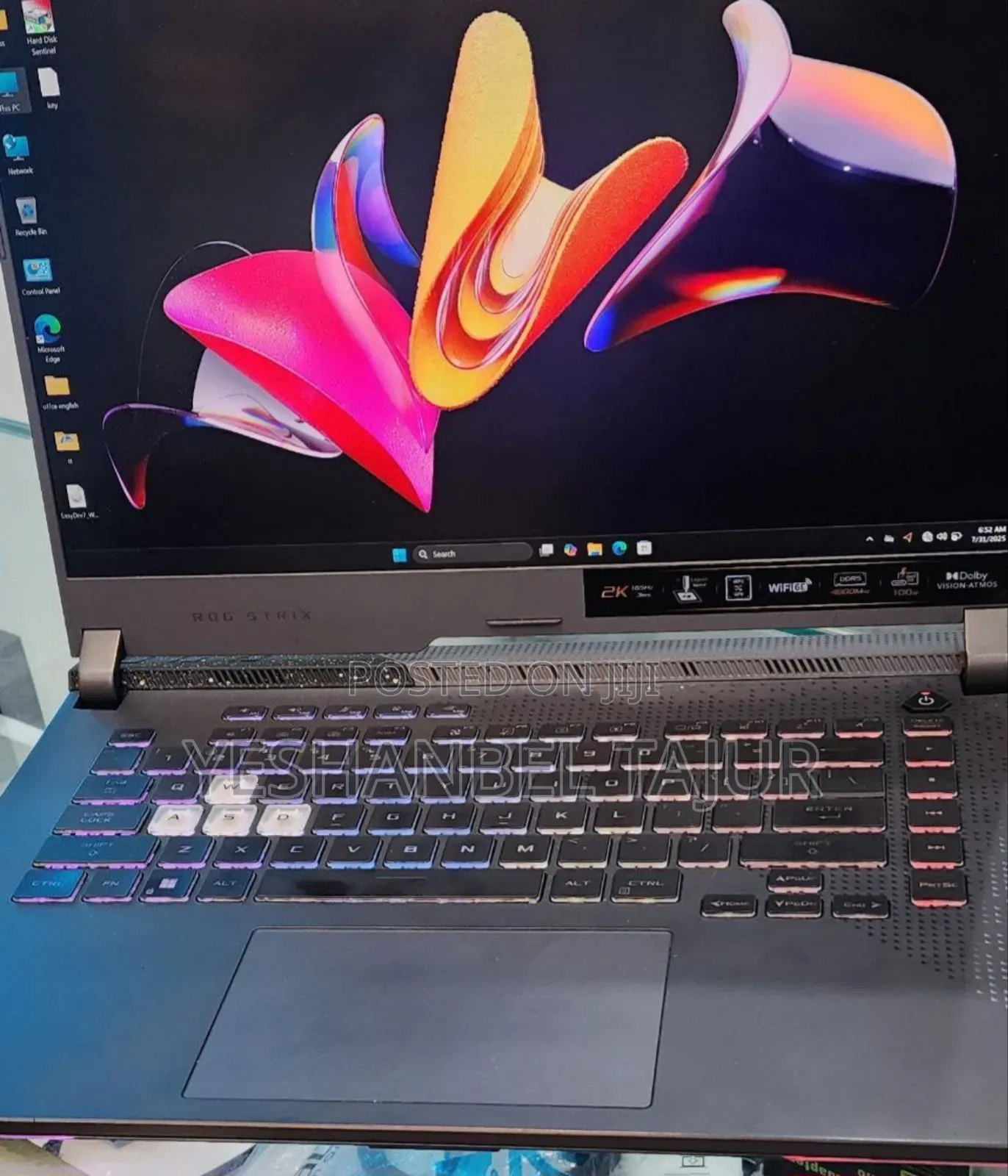 New Laptop Asus ROG Strix G16 G614 16GB AMD Ryzen 7 SSD 512GB