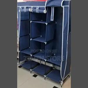 Photo - Portable 3-Section Cloth Wardrobe - Dustproof Foldable ቦታ ቆጣቢ እና ዘመናዊ
