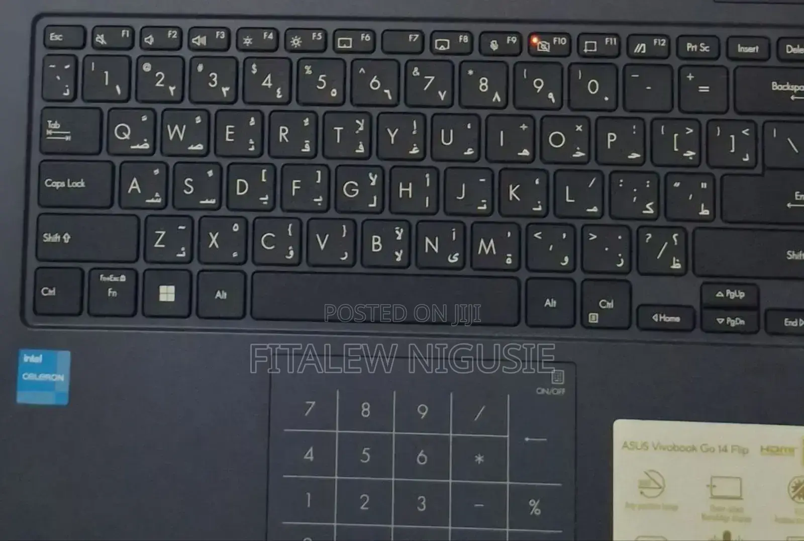 New Laptop Asus VivoBook Flip 14 TP401NA 4GB Intel Celeron SSD 128GB