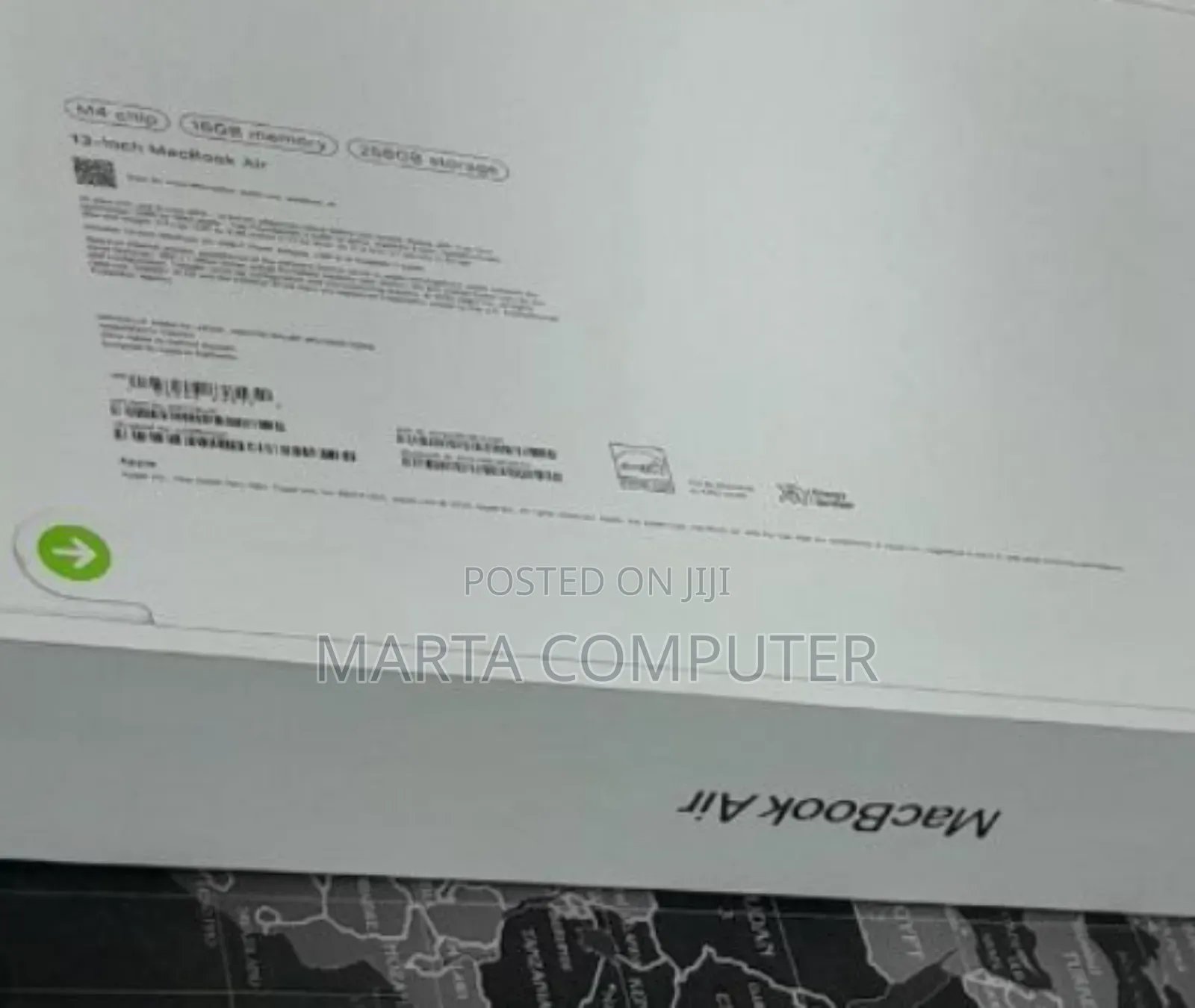 New Laptop Apple MacBook Air 16GB Intel Core I5 SSD 256GB