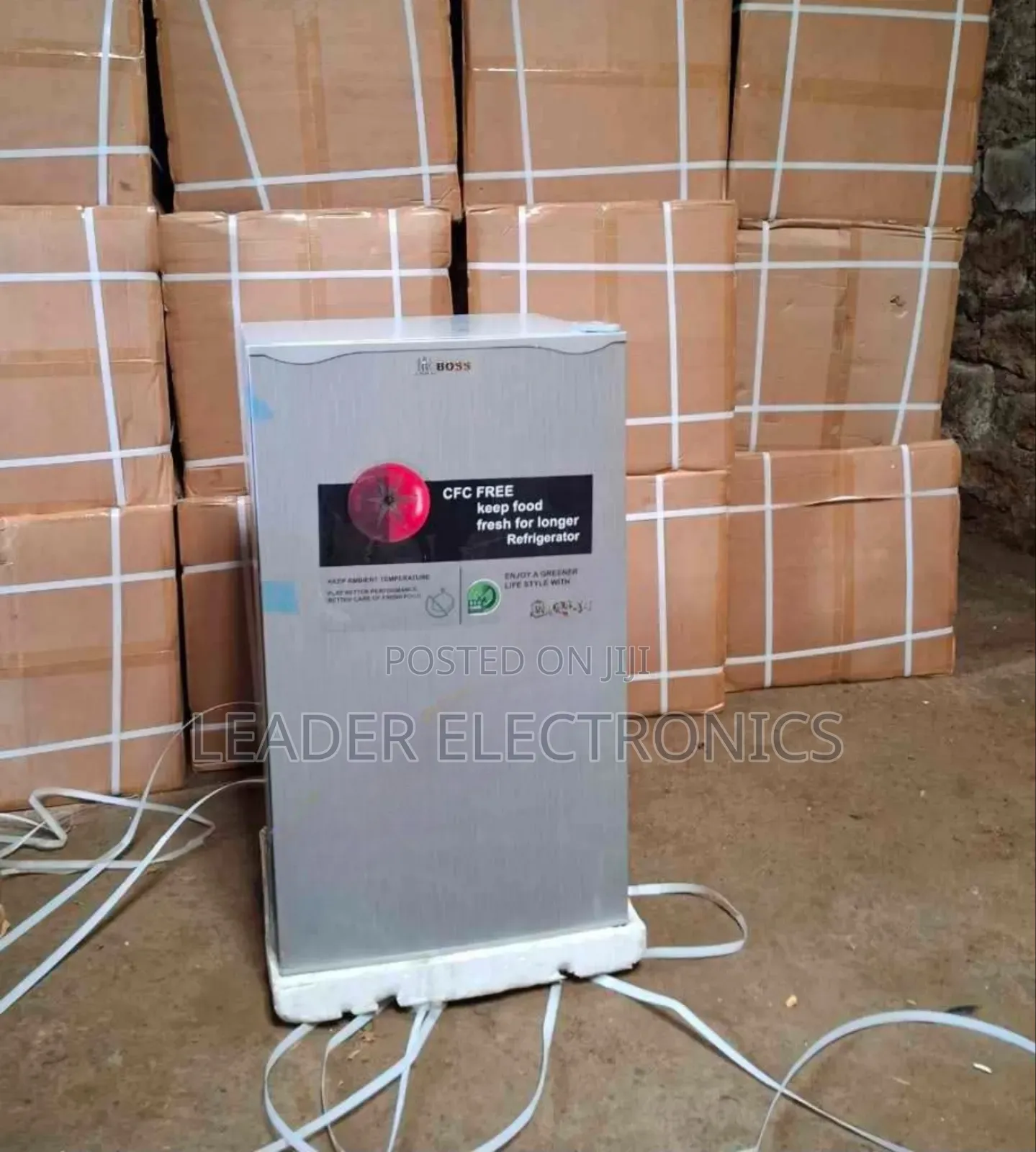 Boss One-Door Refrigerator – Compact Size, Powerful Cooling!