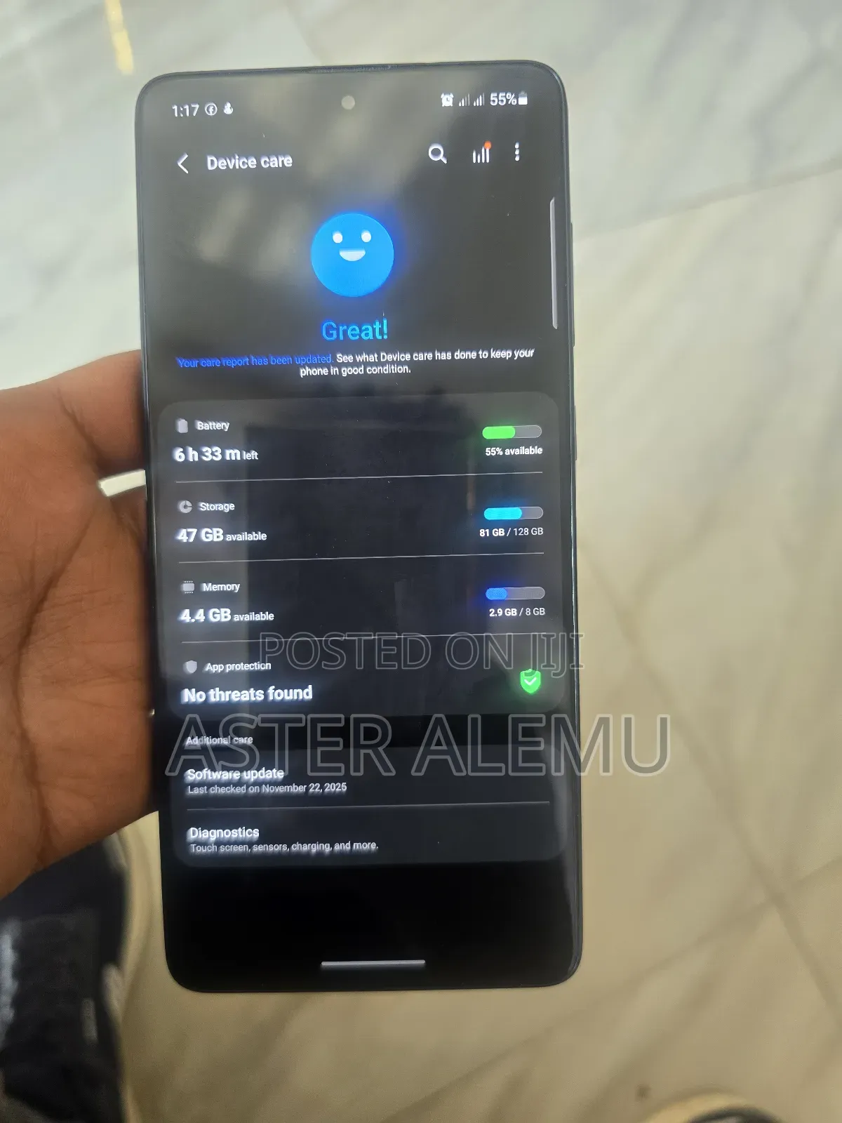 Samsung Galaxy A71 128 GB Black