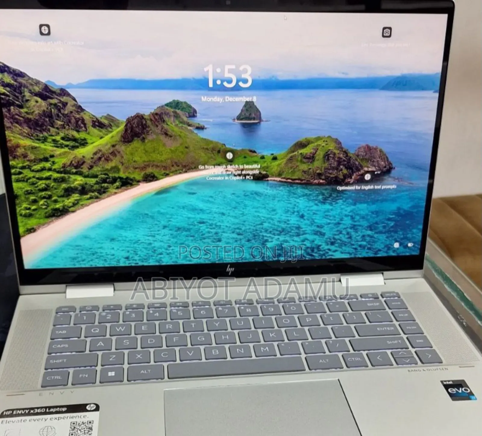 New Laptop HP Envy X360 16GB Intel Core I7 SSD 512GB