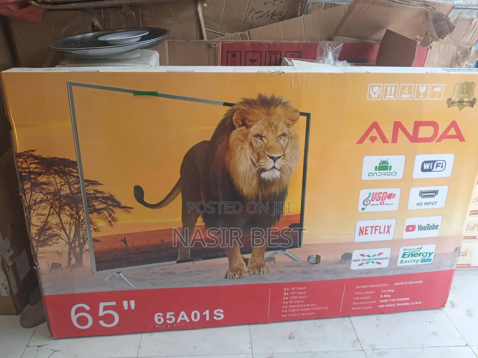 Anda 65 Inch Smart Android Tv