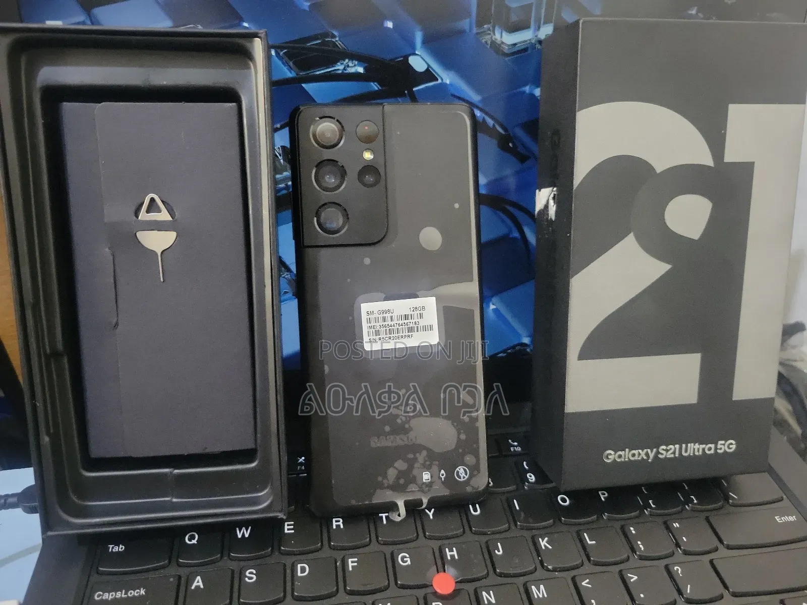 New Samsung Galaxy S21 Ultra 5G 128 GB Black