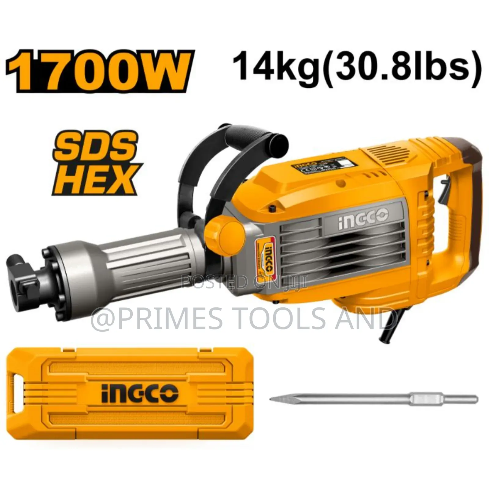 Ingco Jack Hammer (መሬት መፍረሻ)