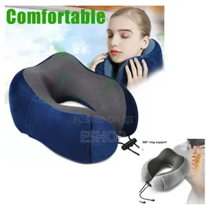 Photo - Cloud-Like Memory Foam Neck Pillow for Restful Journeys