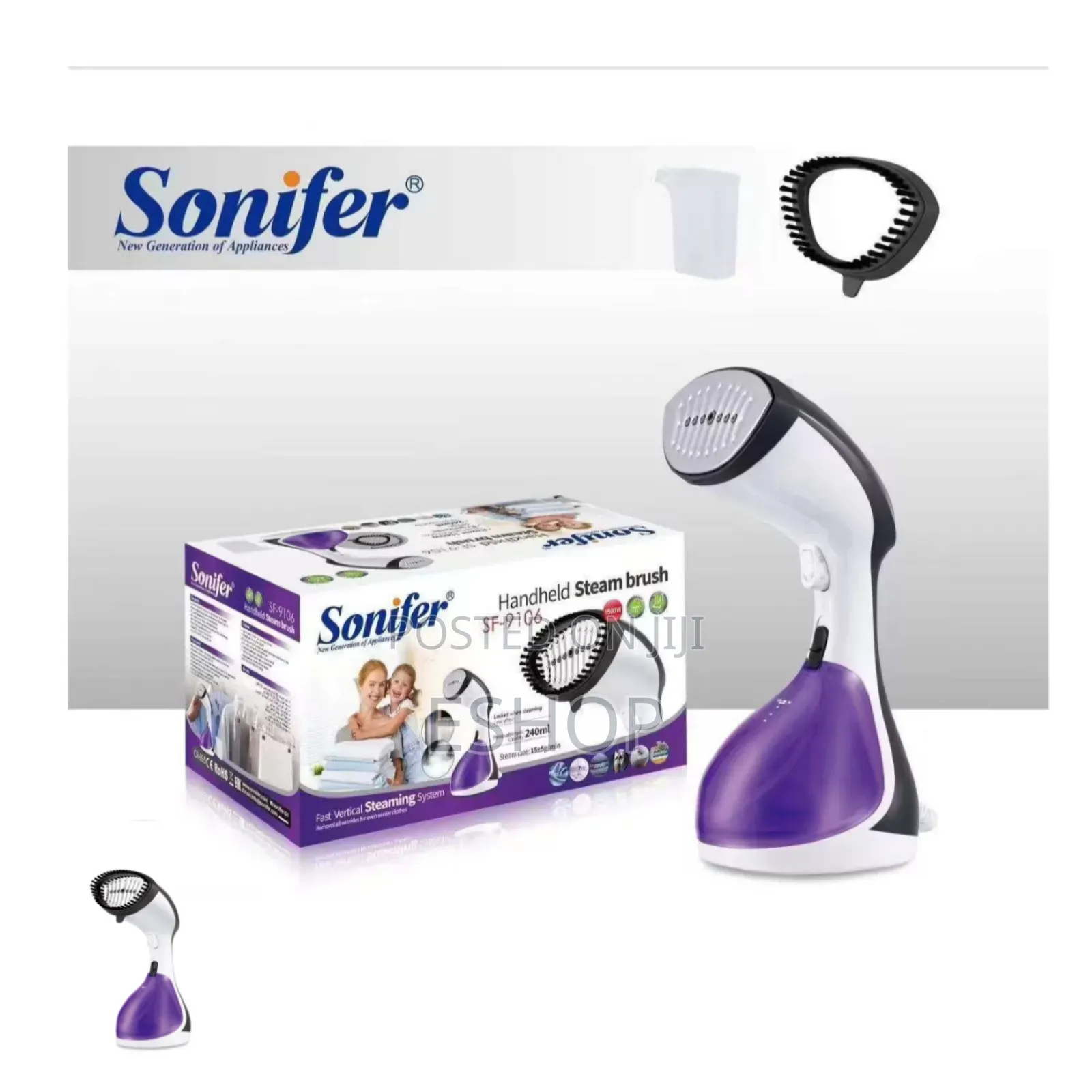 Instant Garment Refresh With Sonifer Handheld Steamer