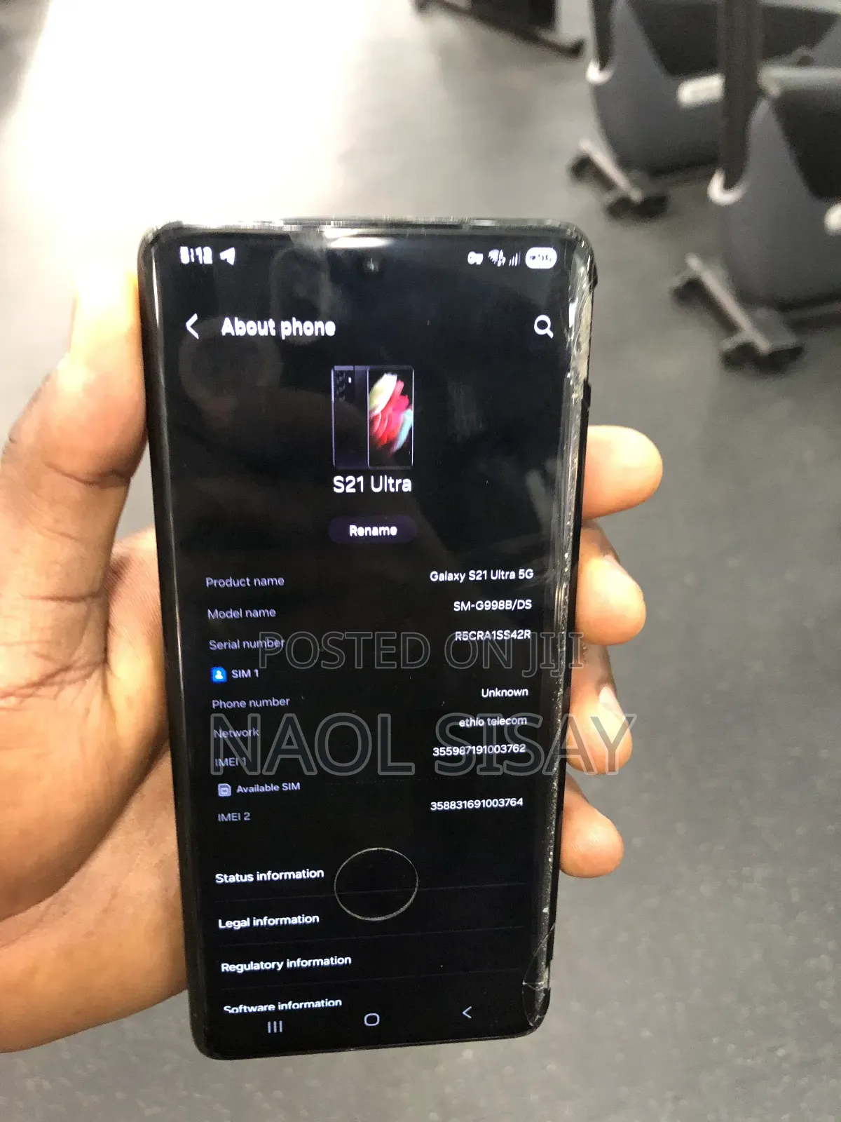 Samsung Galaxy S21 Ultra 5G 256 GB Black