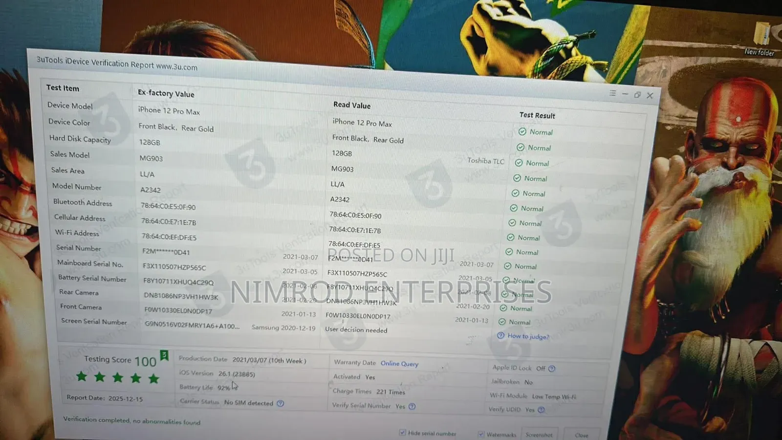 New Apple iPhone 12 Pro Max 128 GB Gold