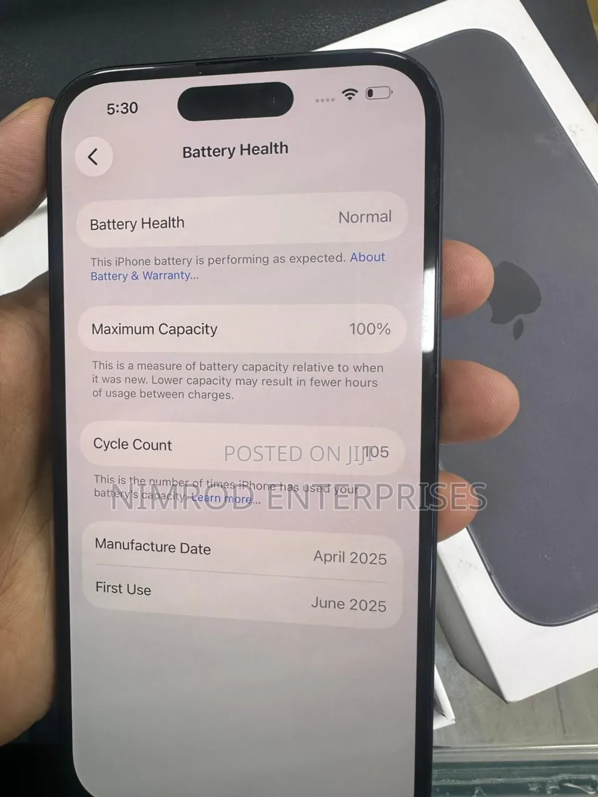 New Apple iPhone 16 128 GB Black