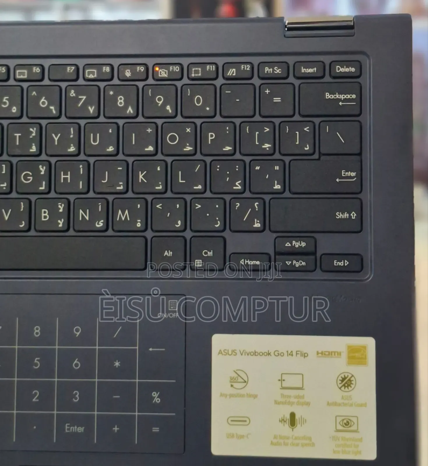 New Laptop Asus VivoBook Flip 14 TP410UA 4GB Intel Core 3 SSD 128GB