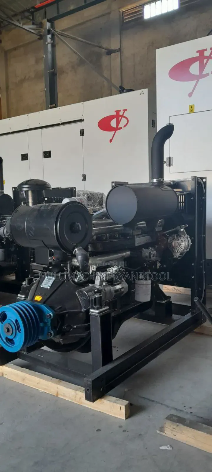 Diesel Generagor With a Pump