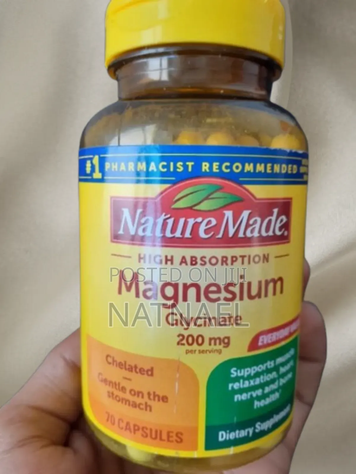 Nature Made High Absorption Magnesium Glycinate Capsules