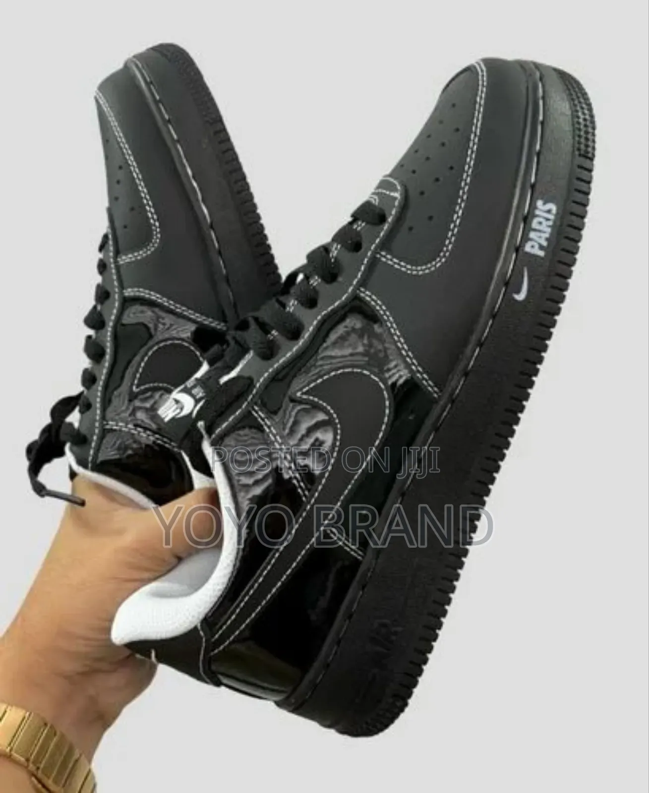 Nike Air Force 1 Low City Pack Paris Patent Fashion Shoes