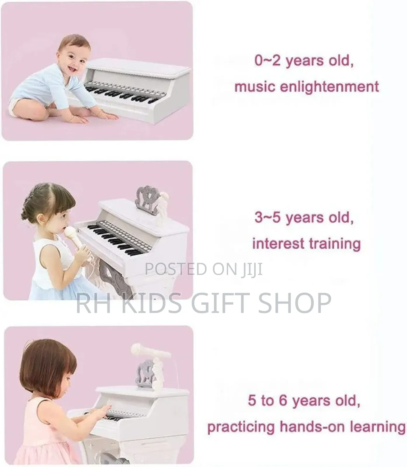 Kids Electronic Piano With Chair