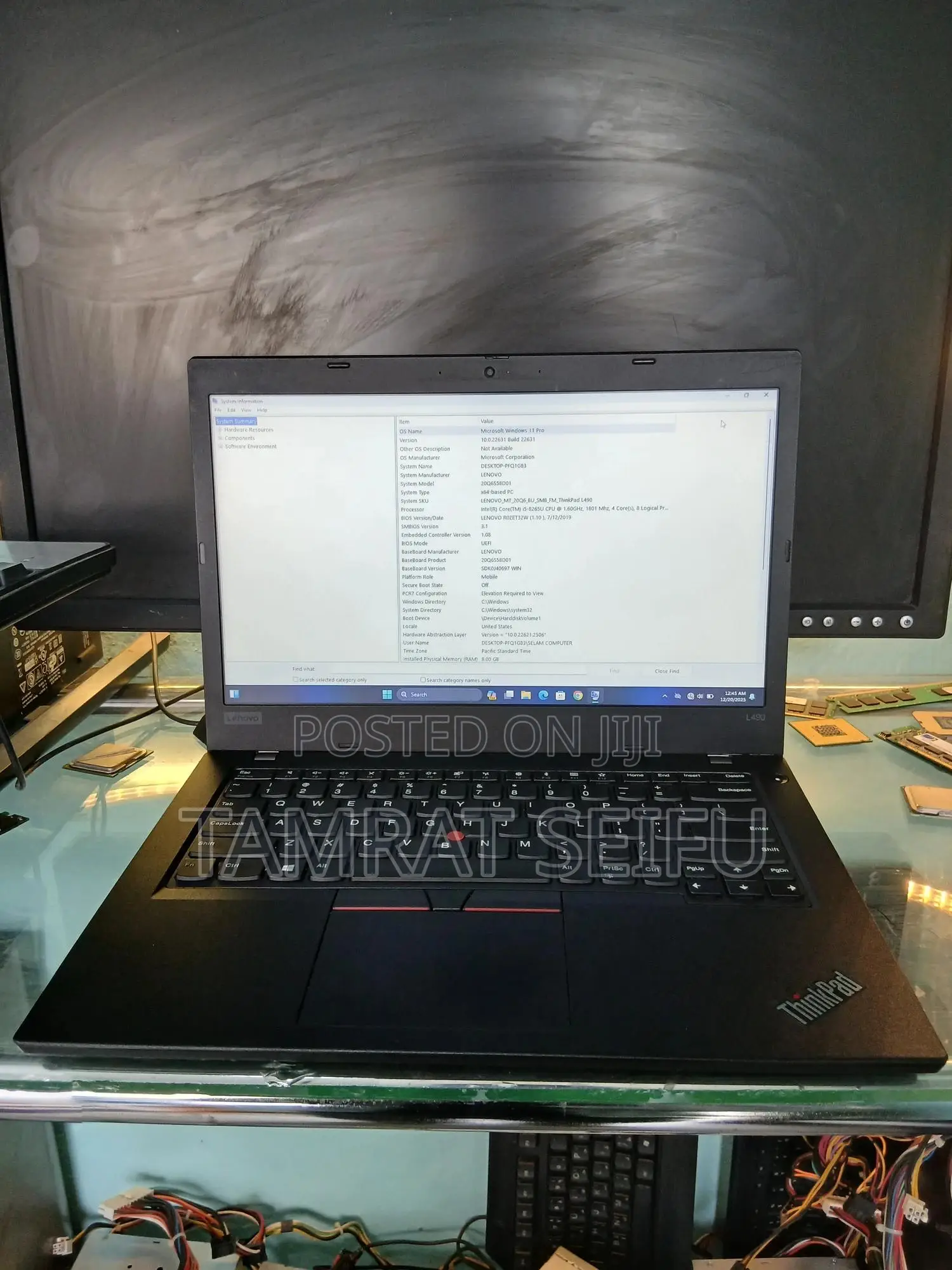 Laptop Lenovo Thinkpad L490 8GB Intel Core I5 SSD 256GB