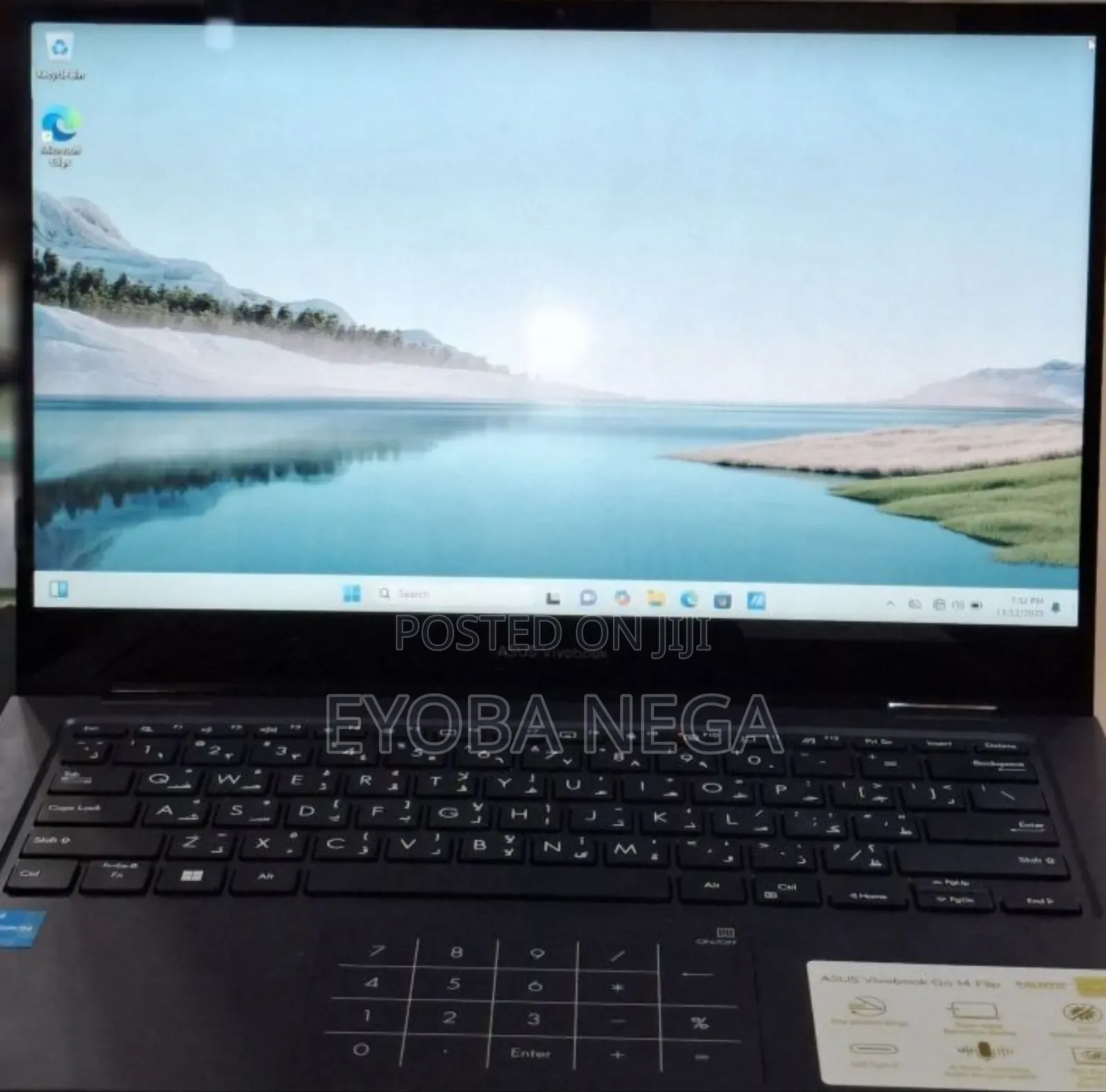 New Laptop Asus Vivobook 16 4GB Intel Celeron SSD 128GB