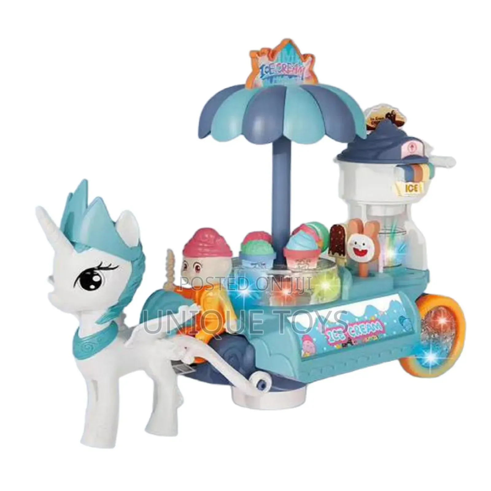 Pony Diy Ice Cream Truck Toy – Lights Music