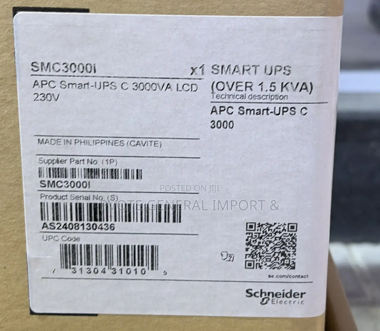Smc30001 Apc Smart-Ups C 3000va LCD 230v